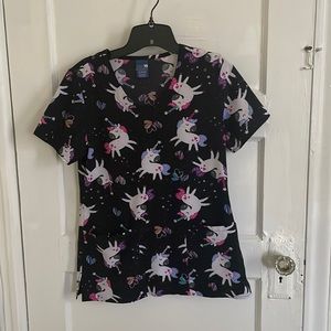 Unicorn scrub top